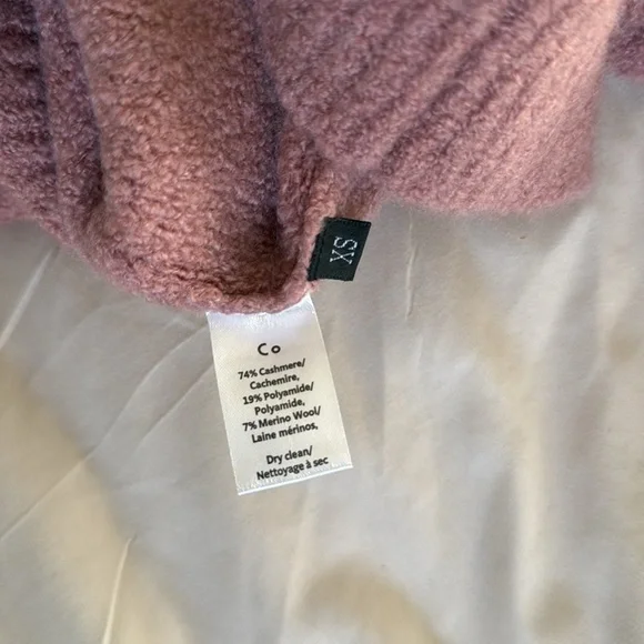 CO. Cashmere Blend Sweater XS - Picture 6 of 7